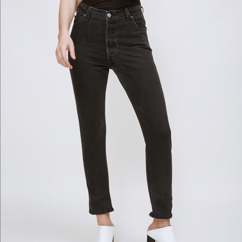 Re/Done Levi’s ankle Crop High Waisted
